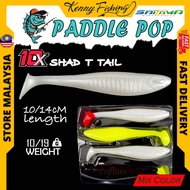 【 SAITAMA 】 14cm / 10cm Paddle Pop SP with hook Silencer Soft Bait Zman Soft Plastic T-Tail Soft Pla