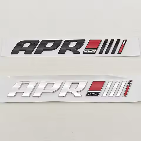 3D ABS Car Styling APR Stage III Emblem Fender Side Sticker Badge For Volkswagen CC Golf 6 7 Audi A4