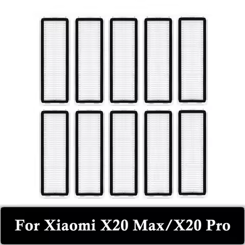 Hepa Filter Accessories for Xiaomi X20 Max/X20 Pro/Mijia M30 Robot Vacuum Cleaner Replacement Part, 