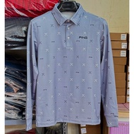 [ Golf Shirt ] Ping Golf Long Sleeve Shirt - Real Photo, Size Chart Available