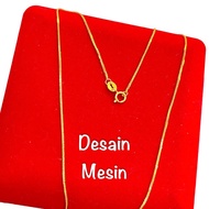 Rantai leher bajet emas750 tulen