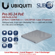 Ubiquiti USW-Pro-XG-24-PoE 24 port Layer 3 PoE+++ 720W Managed Switch 16x 10 GbE, 8x 2.5 GbE, 2x 25G