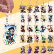 Overwatch OW game keychain chibi mica acrylic Mercy Dva Kiriko Genji Hanzo character, beautiful gift