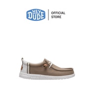 HEYDUDE รองเท้าลำลองผู้ชาย WALLY CRAFT LINEN รุ่น 43086-2KR - TIMBER/SILVER BIRCH