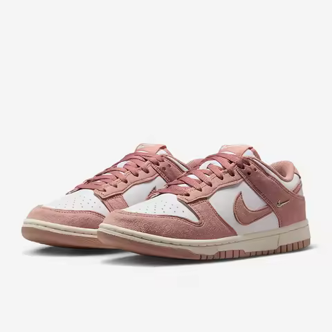 Nike genuine Dunk Low women's classic casual lace up lightweight board shoes IB4417-102
