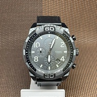 Fossil FS5874 Bronson Chronograph Black Eco Leather Analog Quartz Men's Watch