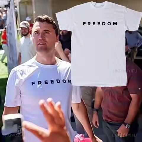 Charlie Kirk Freedom Shirt Freedom Justice for Charlie Kirk Unisex T-Shirt Stand with Charlie Kirk R