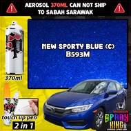 Honda Civic Paint 10th 2016-2020 { B593M New Sporty Blue } Touch Up Pen Car Spray Pen Brush Repair R