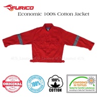 FURICO 100% Cotton Safety Jacket l 200gsm l Reflective Jacket | Working Jacket | SIRIM & DOSH