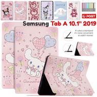 For Samsung Galaxy Tab A 10.1 2019 SM-T510 SM-T515 Smart Flip Stand PU Tablet Kids Leather Case Casing Shockproof Cover