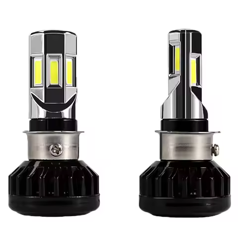 360 Degree 6 COB Led Motorcycle LED Headlight Bulb M02E H4 HS1 BA20D P15D H6 3500LM 35W for All Moto