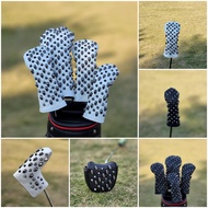 Rivet Golf Club Cover 1#3#5# UT Golf Wood Cover For Golf Driver Cover Golf Hybrid Cover Fairway Wood