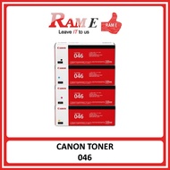 [ORIGINAL] Canon 046 Black Cyan Magenta Yellow Toner Cartridge / Value Set (Individual Pack)