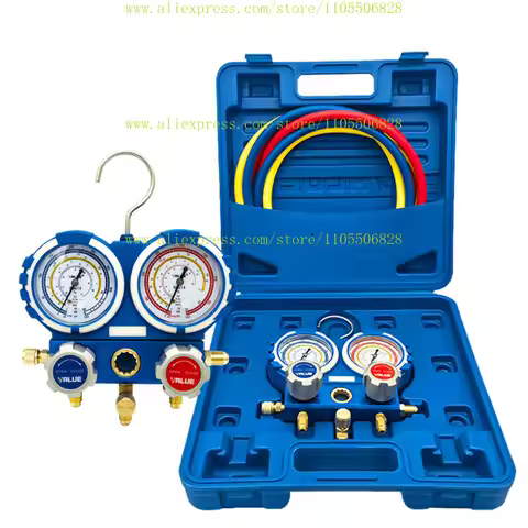 VMG-2-R22-B R410a/R134a/R32 air conditioner fluorine gauge group refrigerant snow type pressure dual
