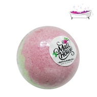Mali House  Bath Bomb Ball บาธบอม สบู่ทำฟองในอ่าง กลิ่นสเตอเบอรี่ แชมเปนญ Strawberry Champane,สีแดง 150g