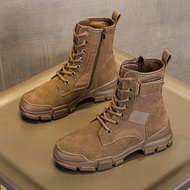 2026 Leather Women's Boots Canvas Shoes Short Boots British Casual Martin Boots Leather Women's Shoe
