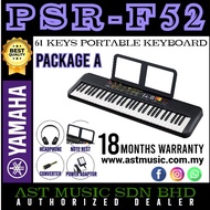 YAMAHA PSR F-52 Portable Keyboard / Yamaha F52 Package A