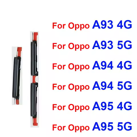Power Volume Button For OPPO A93 A94 A95 4G 5G On OFF Power Button Up Down Volume Sound Side Keys Fl