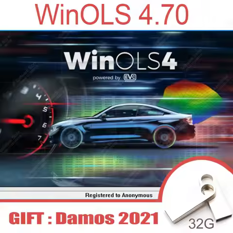 Original install WinOLS 4.7 with crack Not VM Version Engine Control Units With gifts Damos 2021 Fin