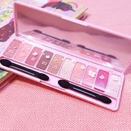 Etude House ชุดอายแชโดว์ 10 สี น้ำส้ม กาแฟ ไอศกรีม ชุดอายแชโดว์เนื้อแมตต์ ปรับรูปตา ปรับสีผิว ไม่ซีด