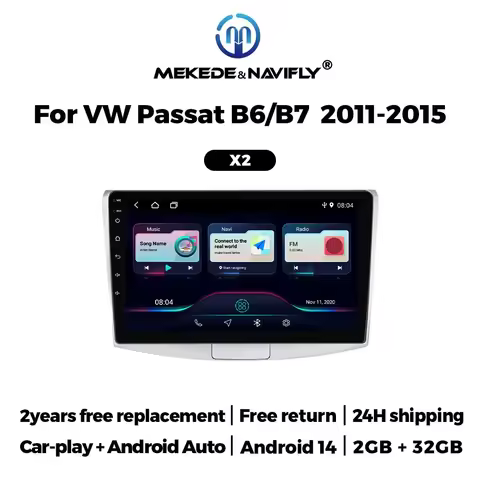 NaviFly for VW Volkswagen Passat B6 B7 2011-2015 Android All in One Car FM Radio Multimedia Video Pl