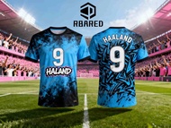 Hot Selling Erling Haaland Fashion 3D Printed Men's Fan Collection Commemorative Football Jersey Dai