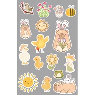 STICKER PACK SPRING DUCK DOG JESUS GREY WEEK PALMA ETC