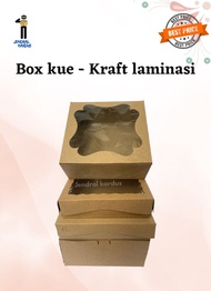 Boc Brownies 10pcs, DUS NASI KOTAK, DUS SNACK BOX, DUS NASI KOTAK 20X20,Dus untuk borwnies sekat, bo