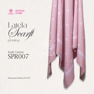Latela Scraft - Hijab Motif Lasercut Voal Premium hijab segiempat motif modern dan elegan Lembut Mew