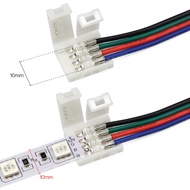 (1 piece) Connector clamp accessory, connector using RGB LED, full color LED running ARGB 4 pin 10mm