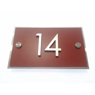 HOUSE NUMBER PLATE, 3D CUTTING LETTERS HOUSE NUMBER PLATE, NOMBOR RUMAH MODERN