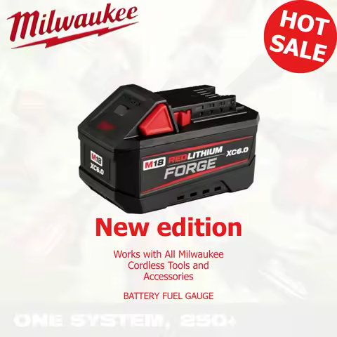 Milwaukee New edition M18 18V 8000mAh FORGE XC8.0 18650 Lithium Replacement Battery Fit Milwaukee Co