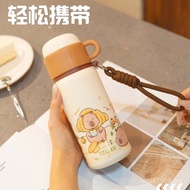 Water Cup Student Dual-Use Dibel Balpi Thermos Cup Cup 316 Music New Style Card Straw Stainless Stee