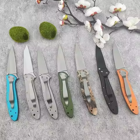 1660 Pocket Everyday Carrying Knife Multi-Purpose Knives 8cr13mov Blade 420 Steel Handle Camping EDC