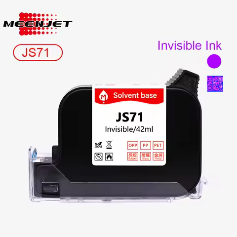Meenjet Original Ink Cartridge Solvent and Quick Drying JS10,JS12,JS21,JS31,JS41,JS51,JS61 for inkje