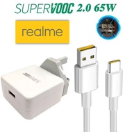 OPPO Realme 11 10 9 8 7 Pro GT NEO X50 C55 C50 C35 C21 C25 SUPER VOOC 65W Type-C Charger SuperVOOC Flash Charger Adapter