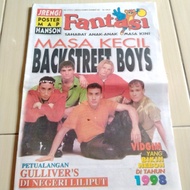 Tabloid FANTASI No.215 Des 1997 BACKSTREET BOYS + POSTER MAP HANSON