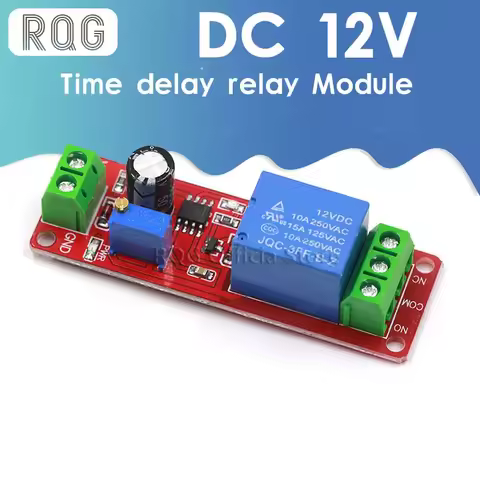 NE555 DK555 Timer Switch Adjustable Disconnect Module Time delay relay Module DC 12V Delay relay shi