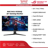 ASUS ROG Strix XG32AQ 32" Gaming Monitor | WQHD (2560 x 1440) (175Hz) | Fast IPS | 1ms (GTG) | ELMB 