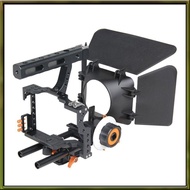 Video Cage Rig Kit  GH4 A7S A7 A7R A7RII A7SII Camcorder with Matte Box Follow Focus DSLR Camera
