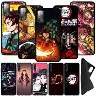 Huawei Y6P Y9a Y7a Nova 4e 4 Nova4e Soft TPU Silicone Cover Phone Case Casing Anime Demon Slayer