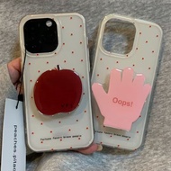 casing realme c15 realme 12x 5g casing Niche Full Screen Polka Dot Suitable for OPPOreno13/12/11 Pho
