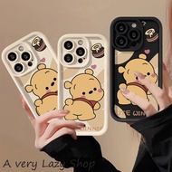 capinha Casing Case Phone For OPPO a31 a5 a7 a57 Reno 5 6 7 8 Pro plus kit Honey Pot Bear cute cartoon hard shell TPU