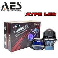 Bi-laser Biled Projector 3 inch Turbo SE Ultra Square Bluelens TIR Technology 75 Watt Rinseer AES La