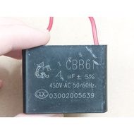 4UF Capacitor CBB61 4UF 450V Spaghetti strap