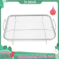 Air Fryer Basket for Oven Stainless Steel Air Fryer Grill Basket Non-Stick Air Fryer Mesh Basket Air