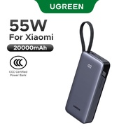 【CCC Certified】UGREEN 55W Max 20000mAh Nexode Build-in USB-C 3C1A Cable Airline Approved Powerbank C