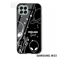 Softcase Glas Kaca For SAMSUNG M33 - B01 - Casing Hp For SAMSUNG M33 - Pelindung hp - Case Handphone
