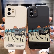 Straight edge Rubik's Cube case for iphone 14promax 11 13 12 7Plus X XS Max north mountain Cover