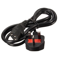 Desktop PC / Adapter UK 3 Pin Fused Power Cable / Power Cord